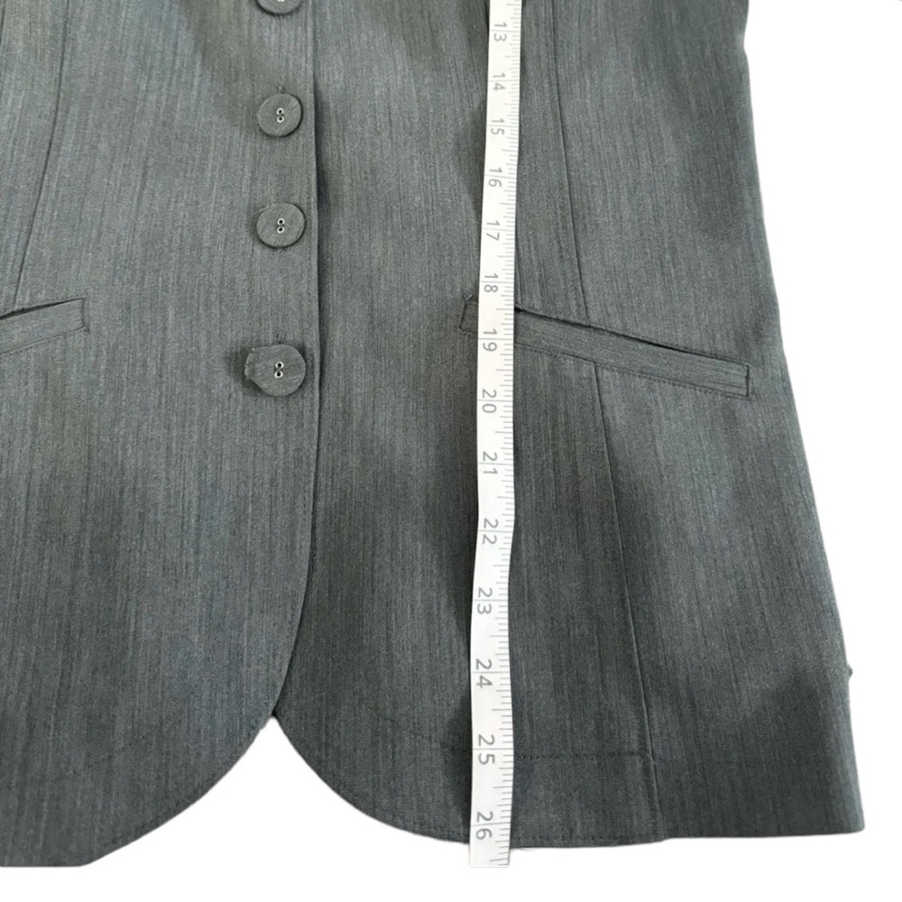 Pendleton Womens Blazer Gray Button Closure Size 8 - image 6